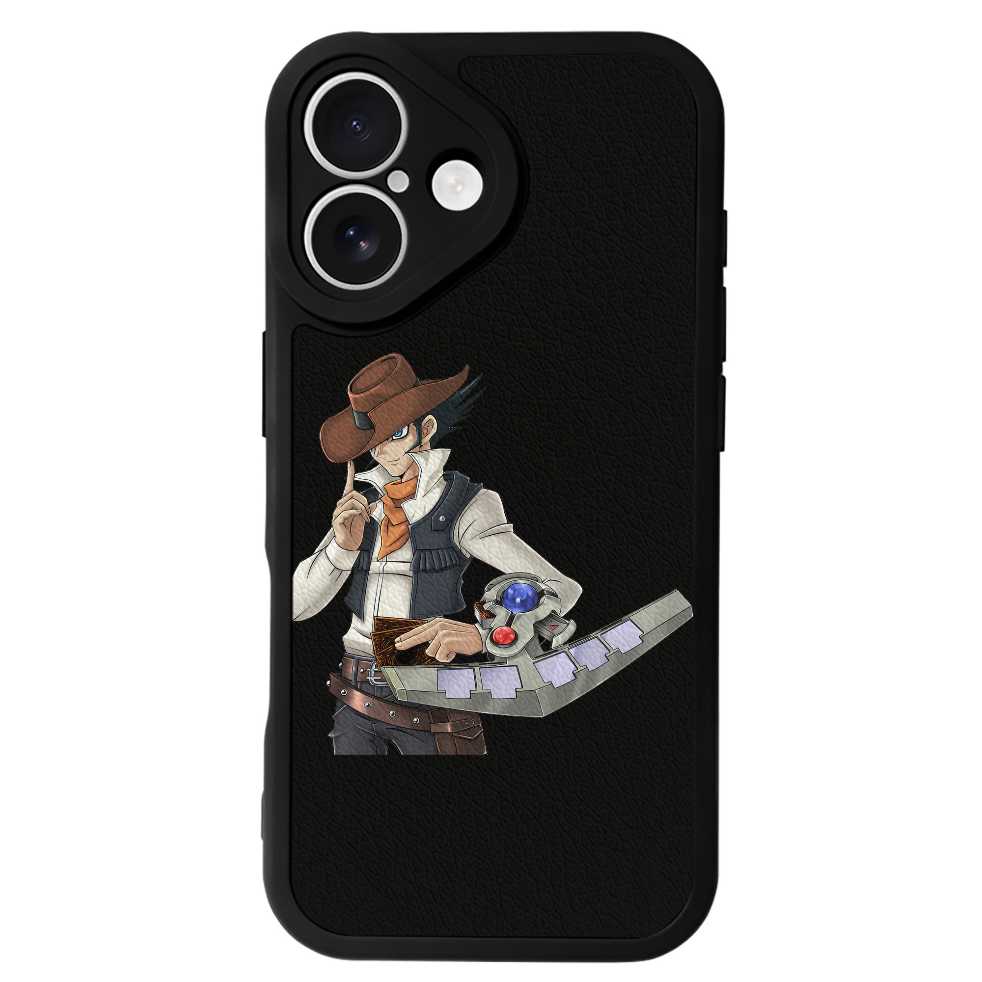 遊☆戯☆王 Yu-Gi-Oh! 【iPhone 16シリーズ対応】シリコンスマホケース（レザー調） 材質：シリコン